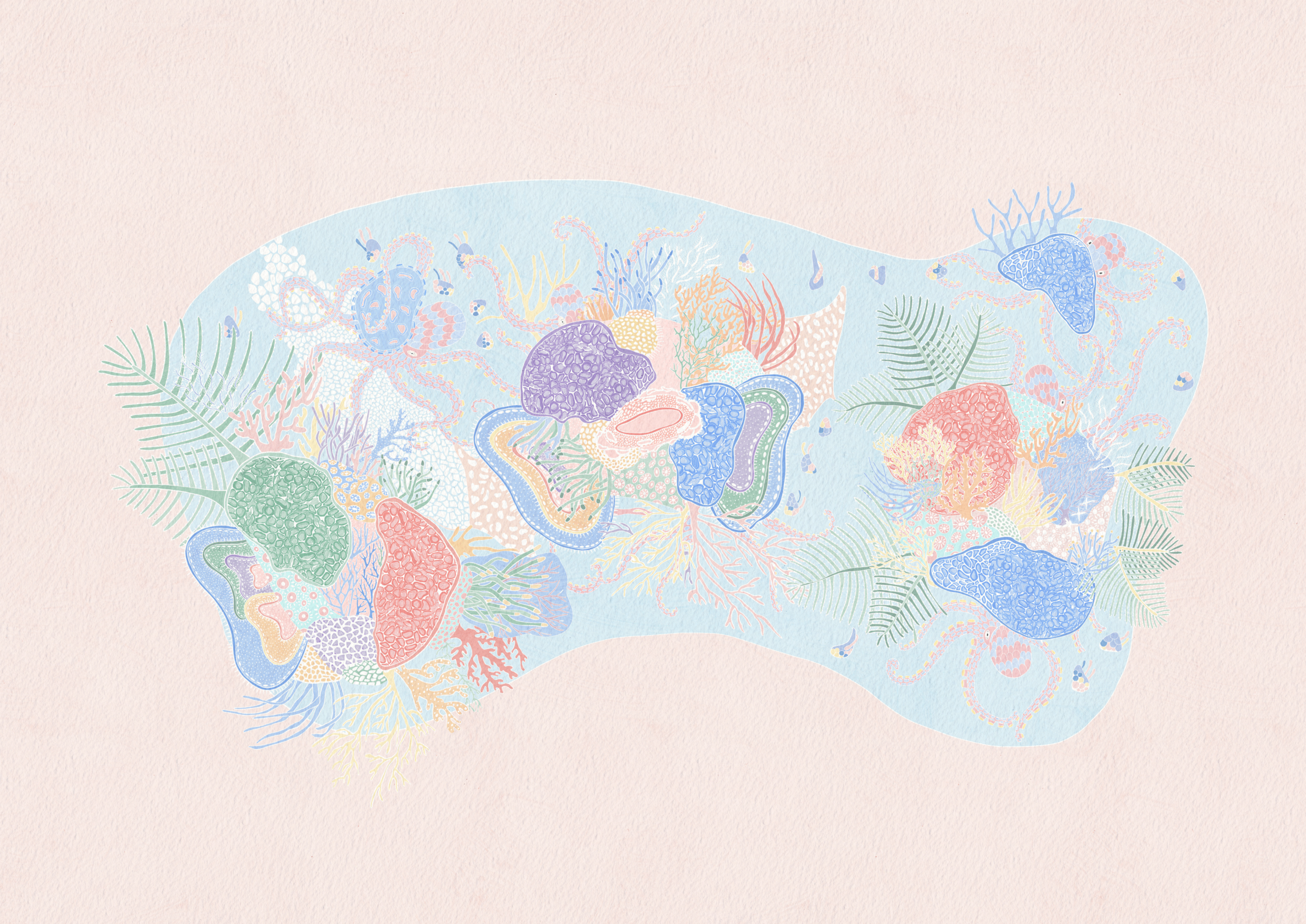 1 year later, Phyllos is barely visible at all. The site has almost engulfed it with its rapid growth. Coral, stingray and octopuses have settled and inhabited the space. Octavius is getting old and close to death, who will take over as the prime la…