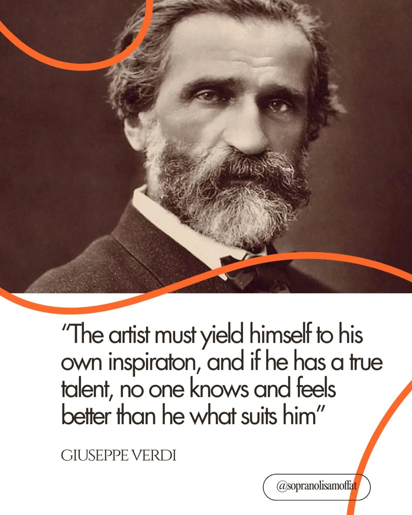 Happy new year to you all, I&rsquo;m working away at some anatomy, getting ready to teach, and learning music.
I liked this quote from Verdi. He reminds us that for all the efforts of the composer (and we spend a lot of time ensuring we are correct i