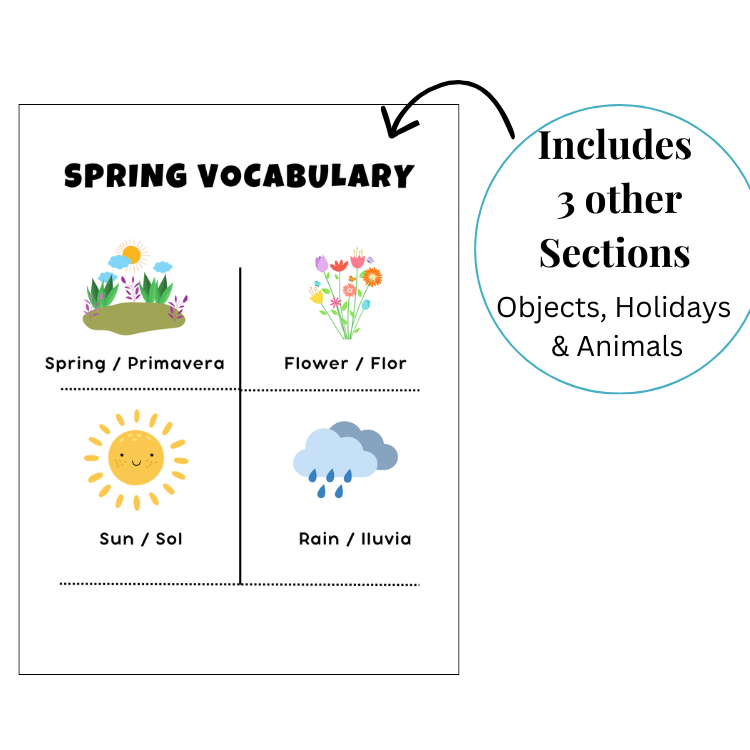 Spanish worksheets for kids