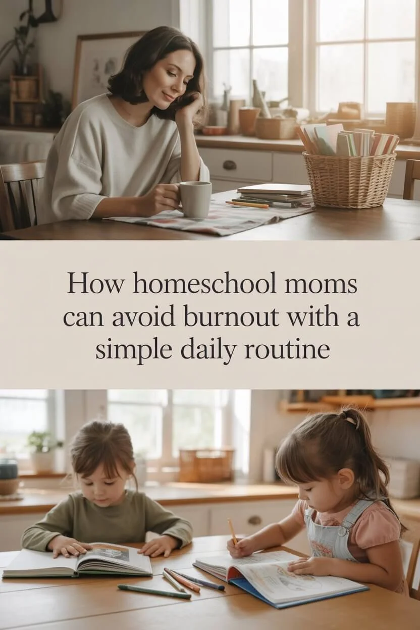 Simple homeschool morning routine