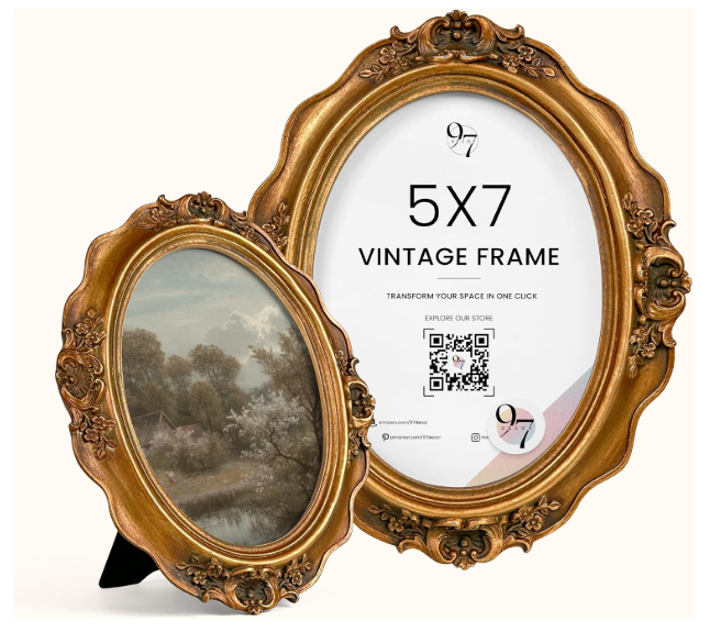 Oval Vintage Frame