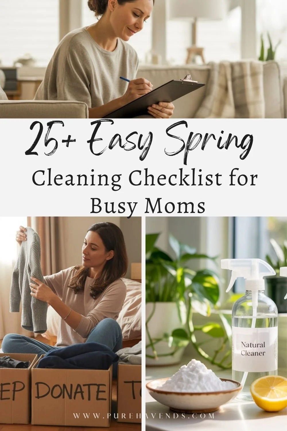 25 Easy Spring Cleaning Checklist for Busy Moms (Simple &amp; Realistic)