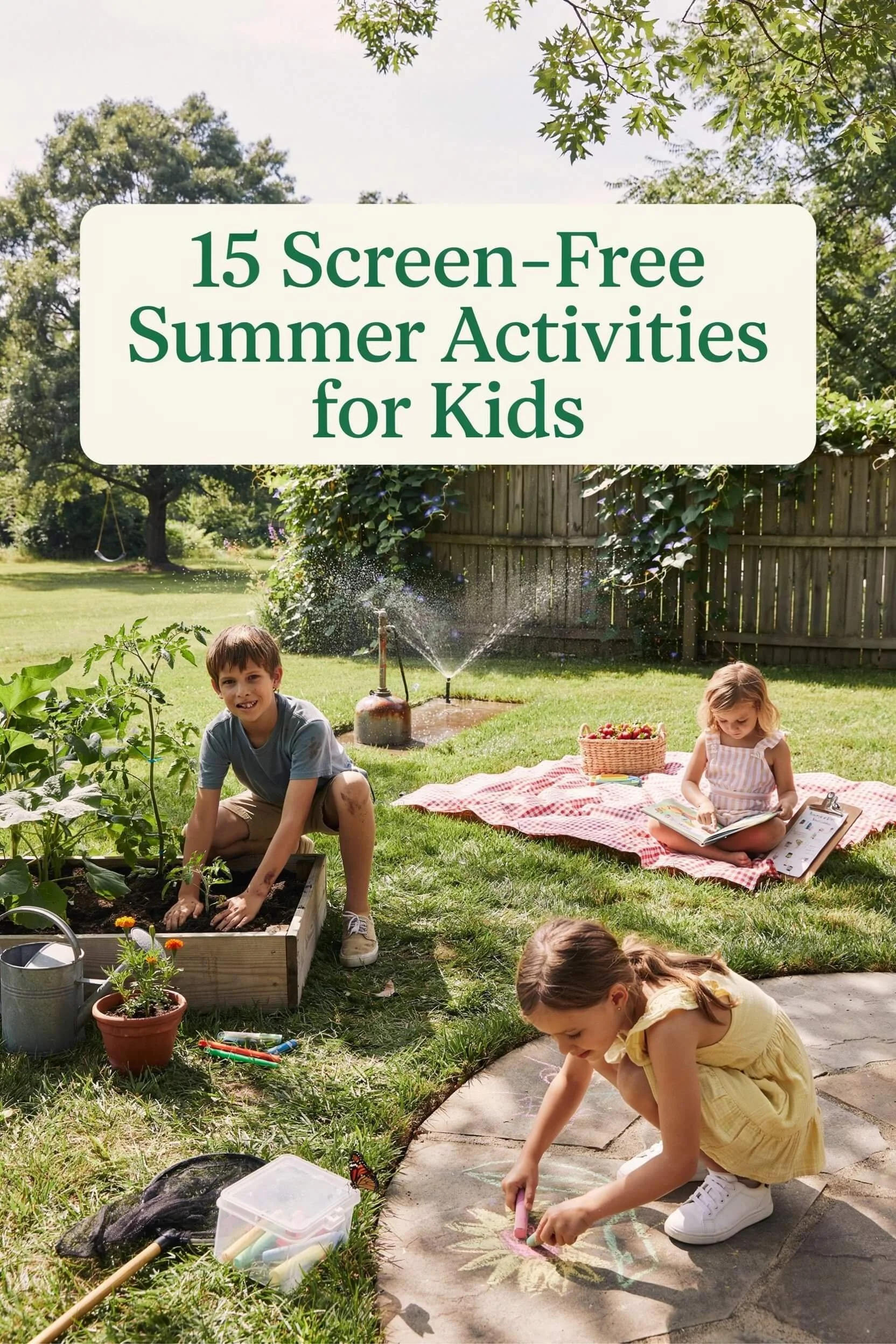 15 Screen-Free Summer Activities for Kids That Keep Them Busy