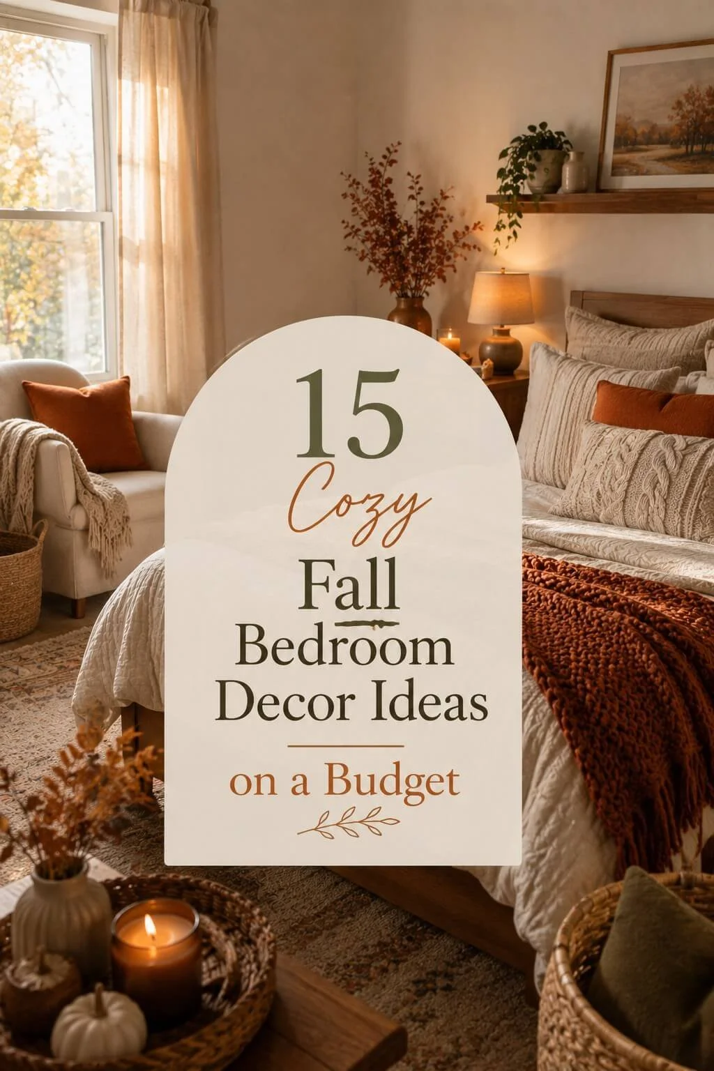 15 Cozy Fall Bedroom Decor Ideas for Small Bedrooms on a Budget&nbsp;