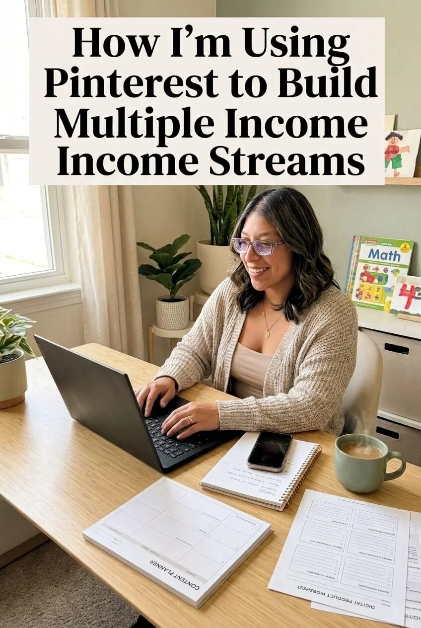 How I'm Using Pinterest to Build Multiple Income Streams as a Busy Homeschool Mom