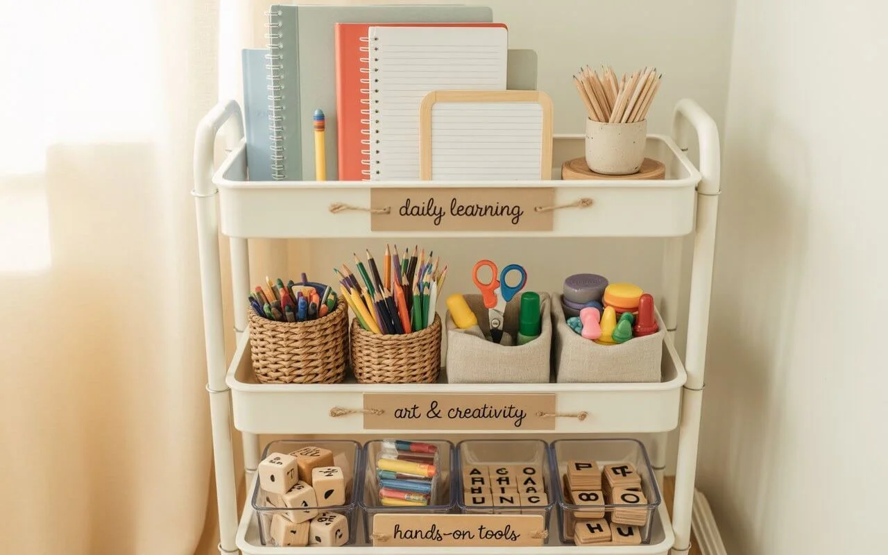 Three Tier Rolling cart