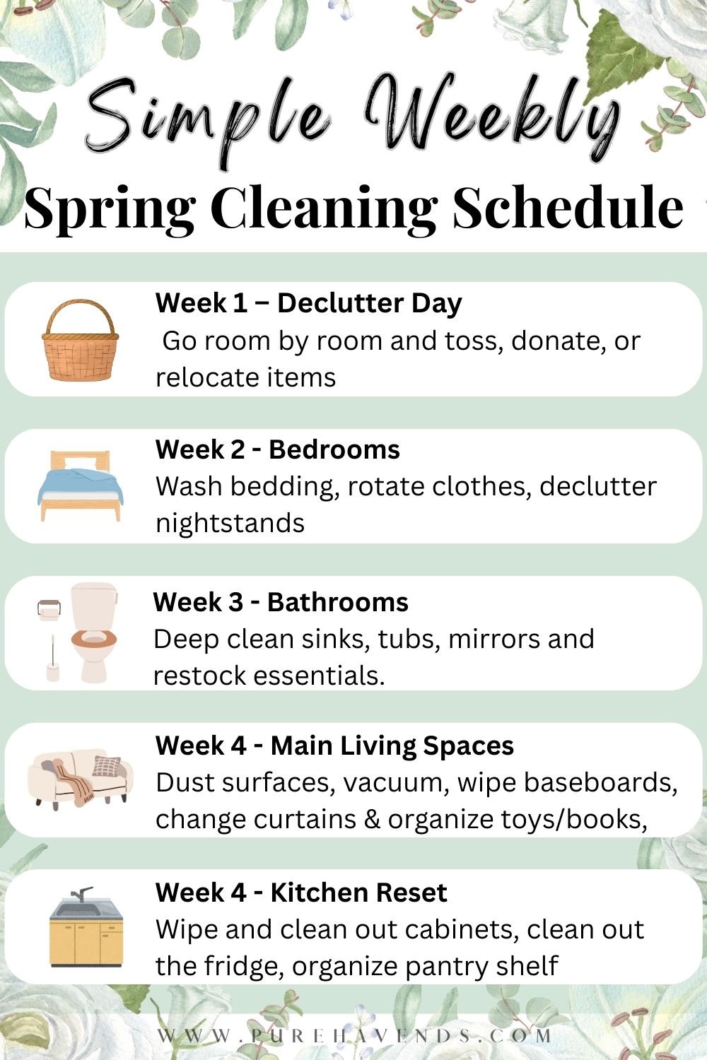 spring cleaning checklist