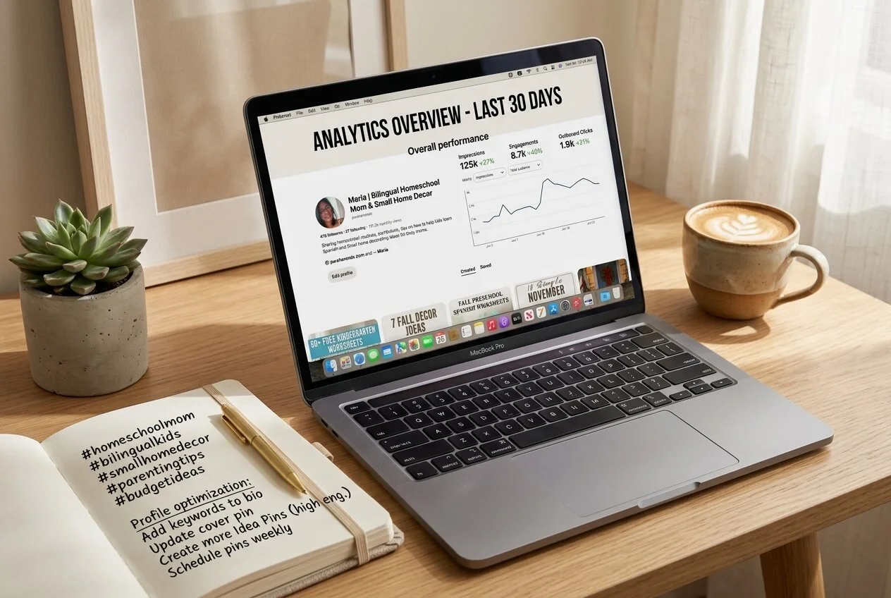 Pinterest profile analytics