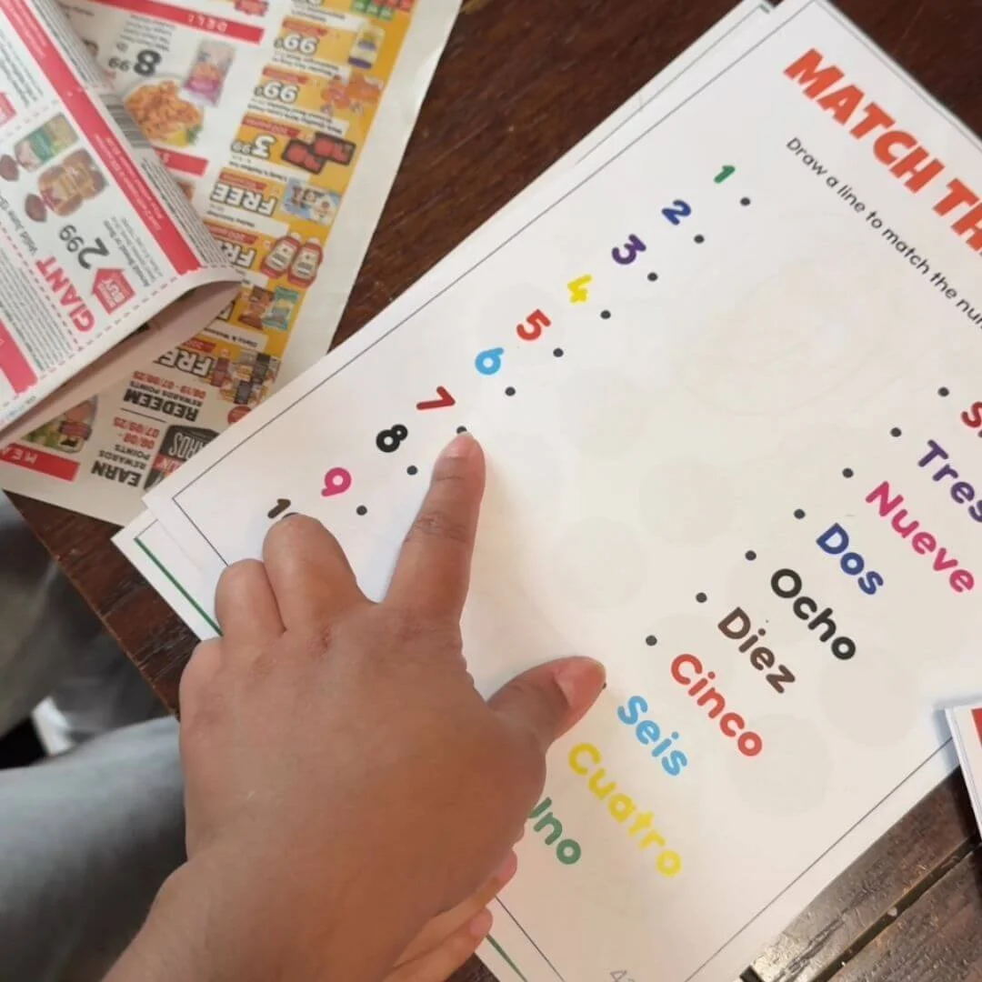 Spanish worksheets for kids