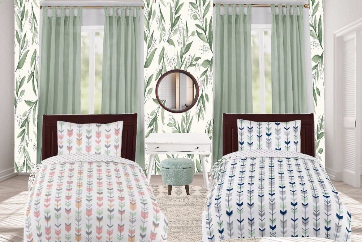 Gender Neutral Kids shared bedroom