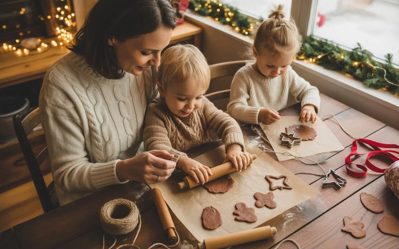 DIY Cinnamon Ornaments for kids