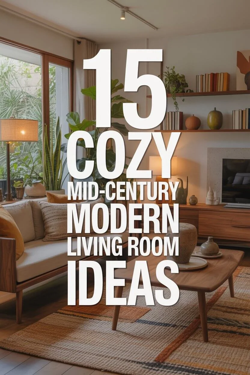 15 cozy mid-century modern living room furniture