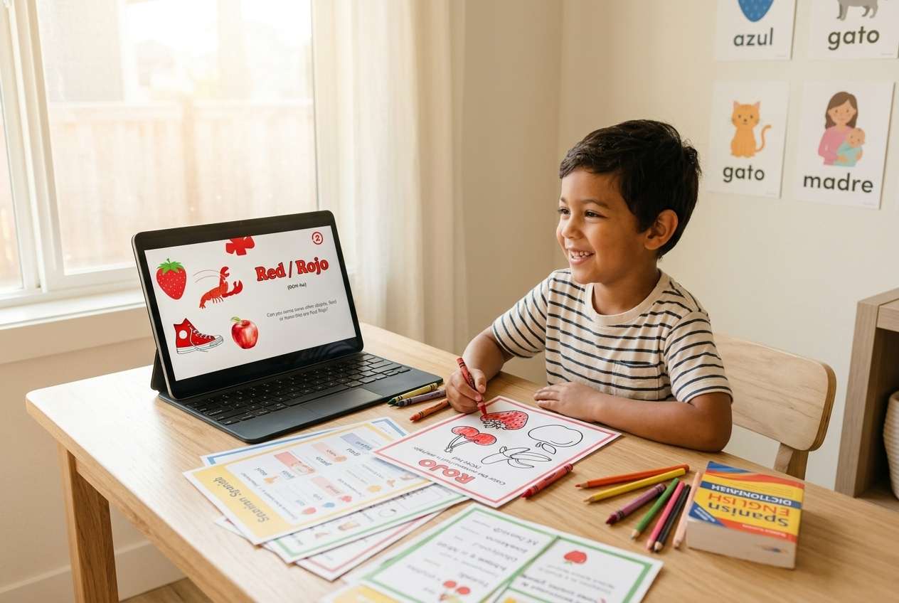 learn Spanish online course for kids