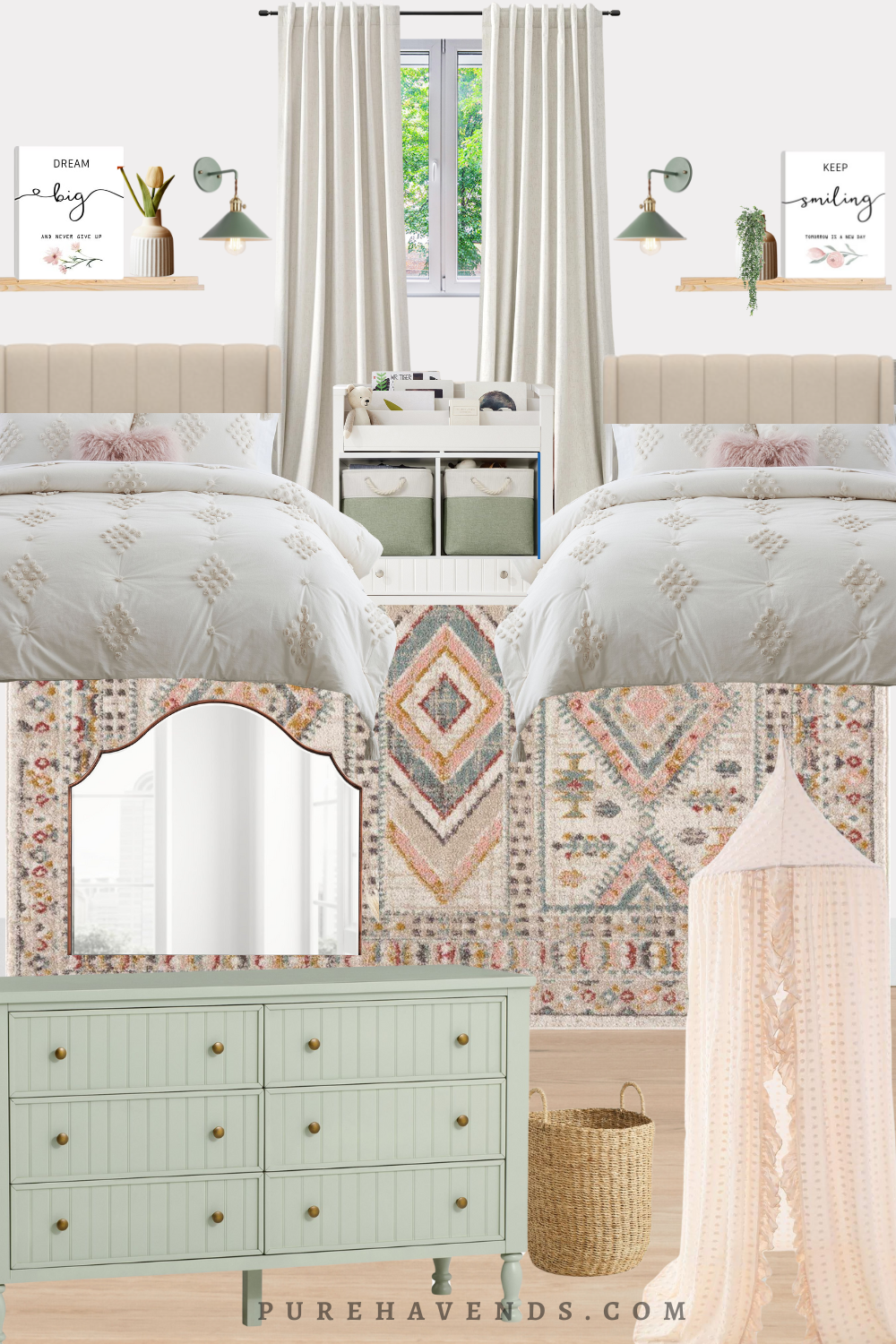 Girls full bedroom set