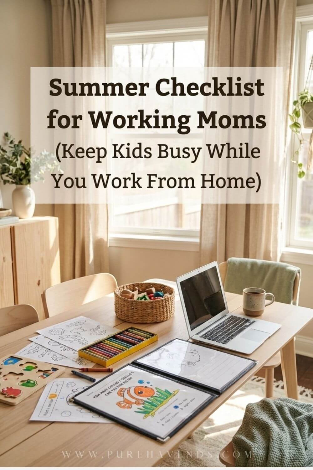 Summer Checklist for working mom