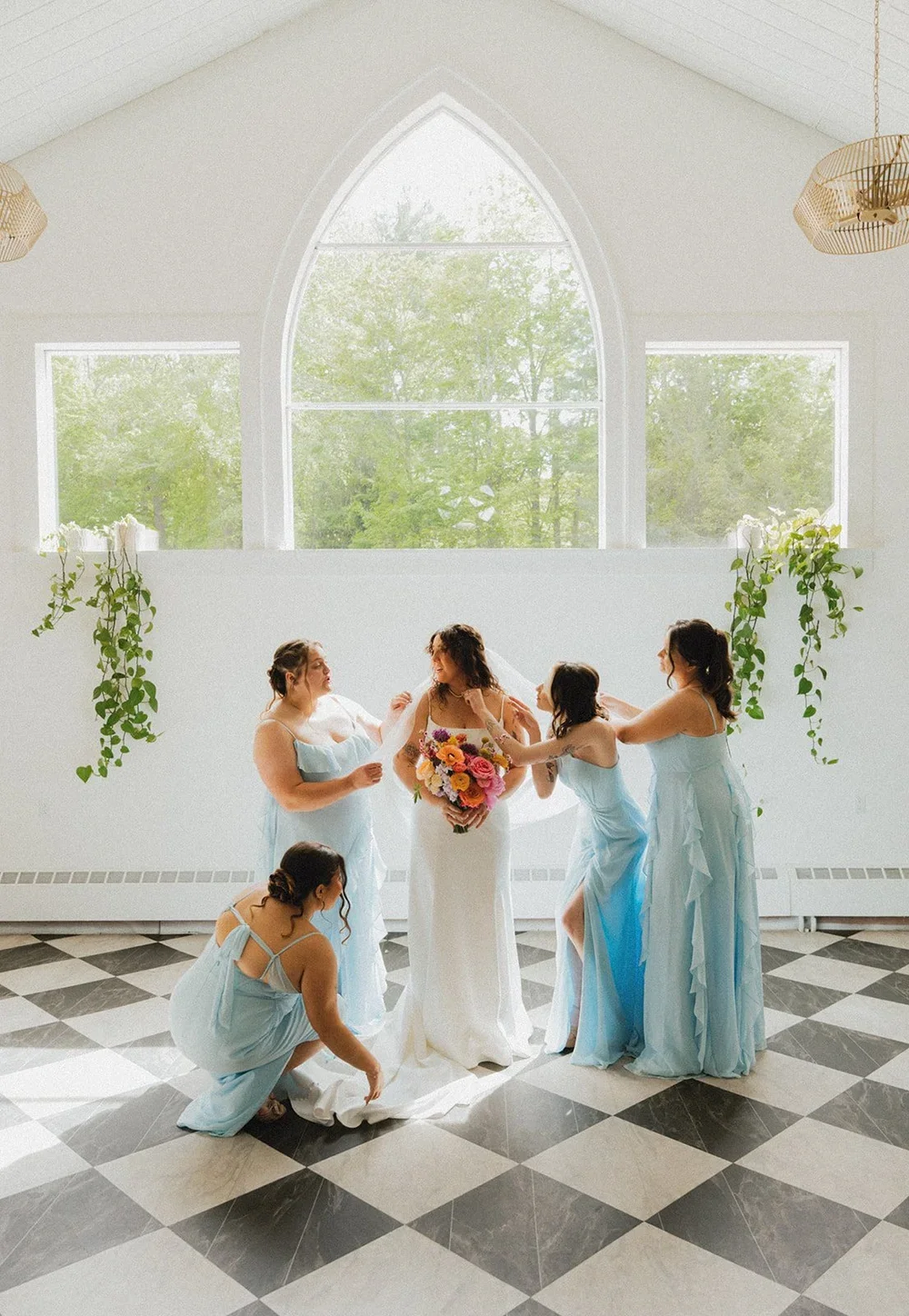 A Colorful Spring Wedding at Pocono Palms in Cresco, PA.