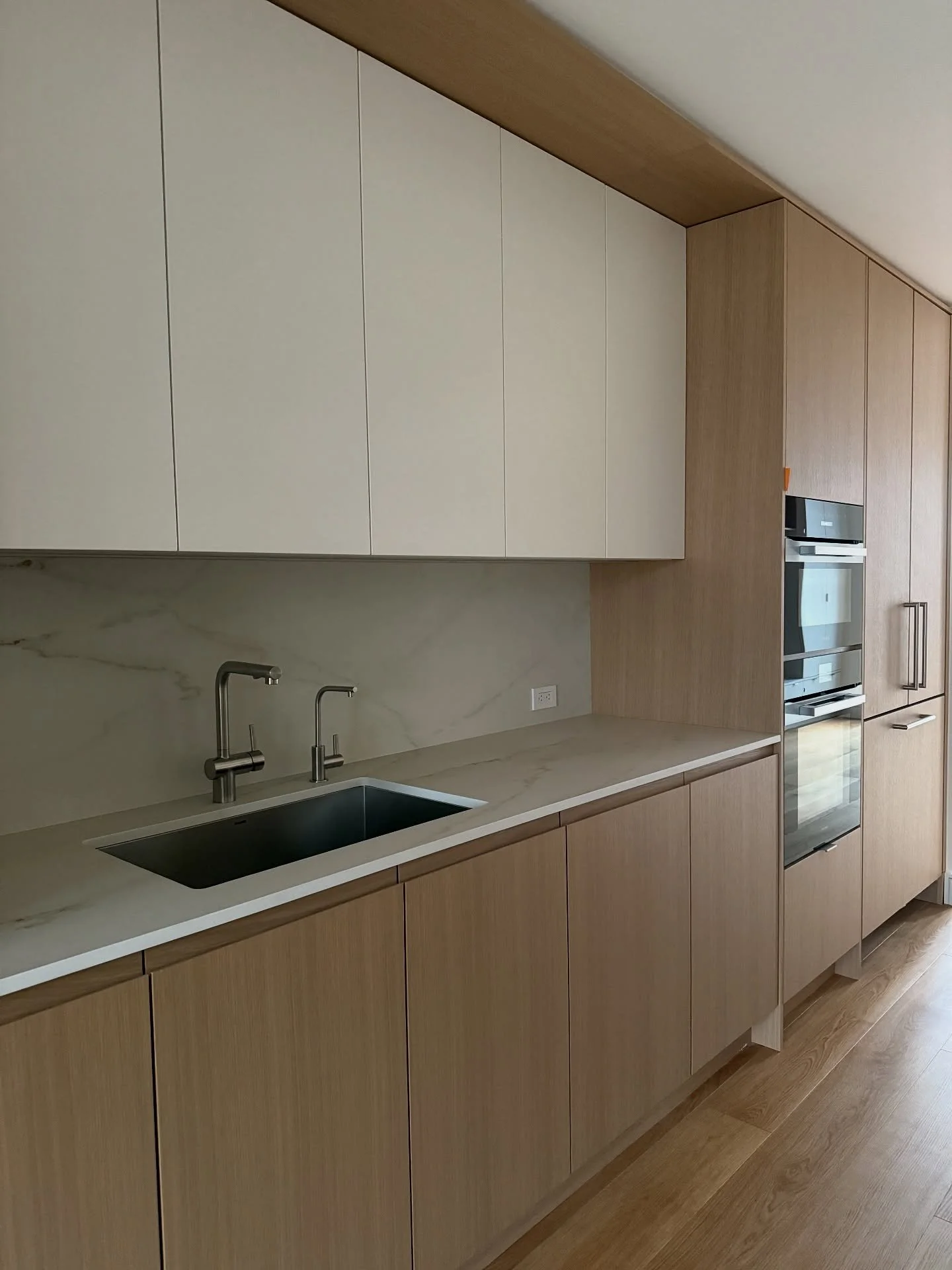 Today our clients moved in! Jake @maxwell_contracting and his team have been working overtime to get them home. Today we all came in to put down the final touches before furniture arrived. We are 99% done with some minor items due before completion. 