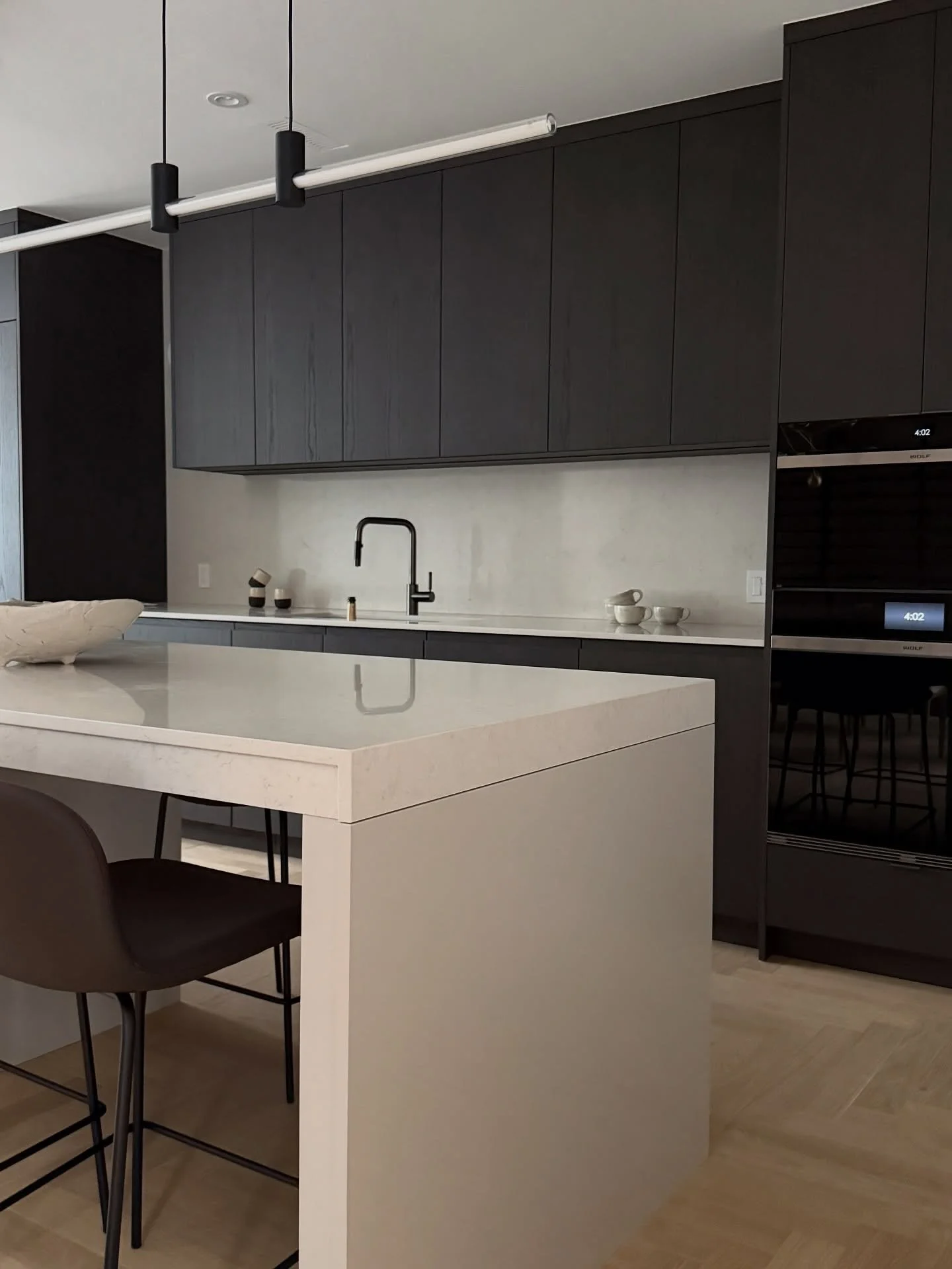 This year started off very busy for us as we are wrapping up 4 full homes. One full furniture install first week of January and then this one last week. We hope to have this gem complete end of January with last pieces dripping in. 

Such a different