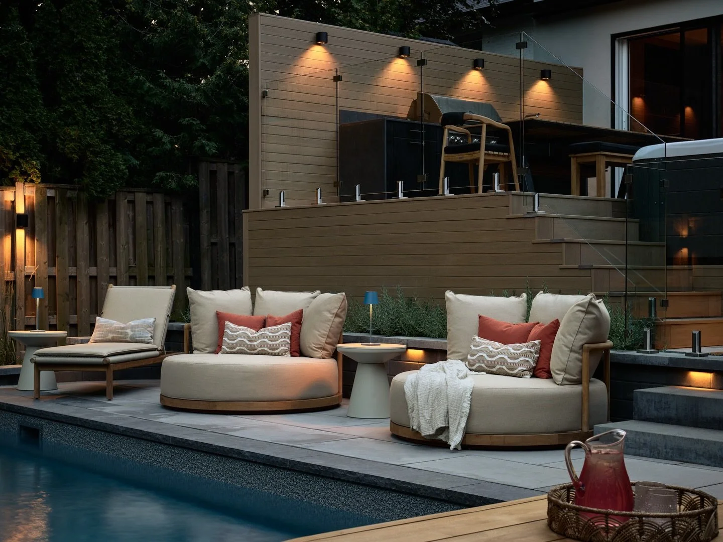 It&rsquo;s been a long winter and we are ready for summer! That includes pool parties, picknicks and lots of camping. 

Loved that our clients brought us back to do the backyard after having completed the interior. We could make sure that the design 