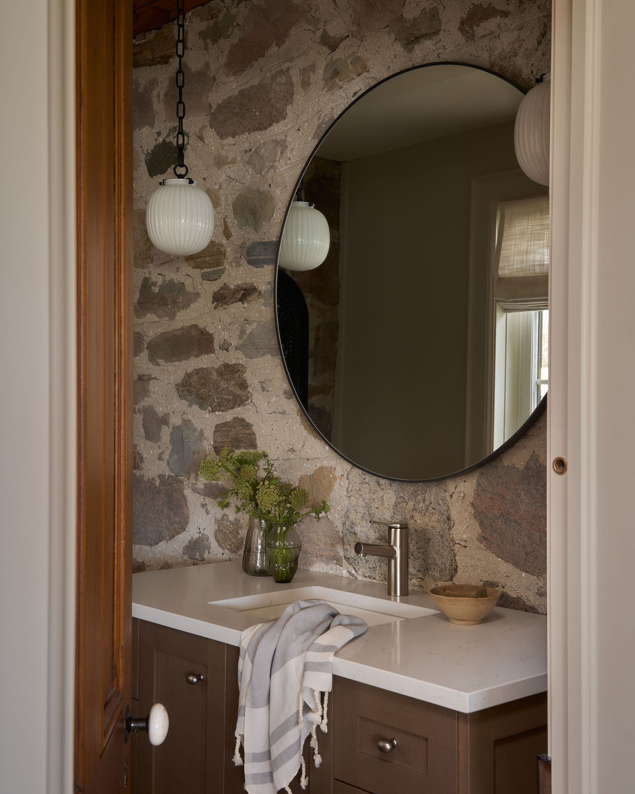 15 Modern Farmhouse Powder Rm Stone Wall.jpg