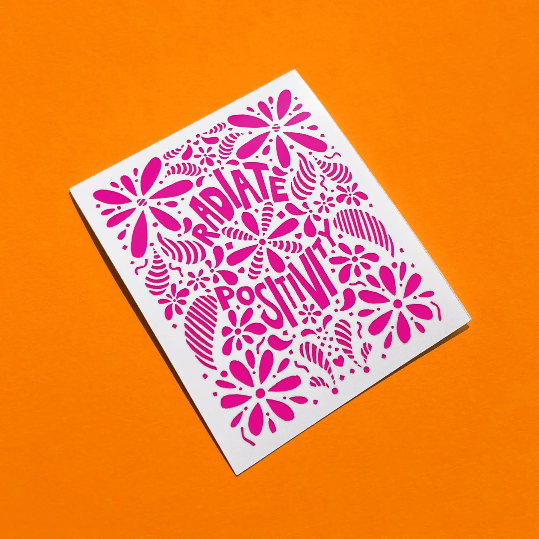 Radiate Positivity Sticker