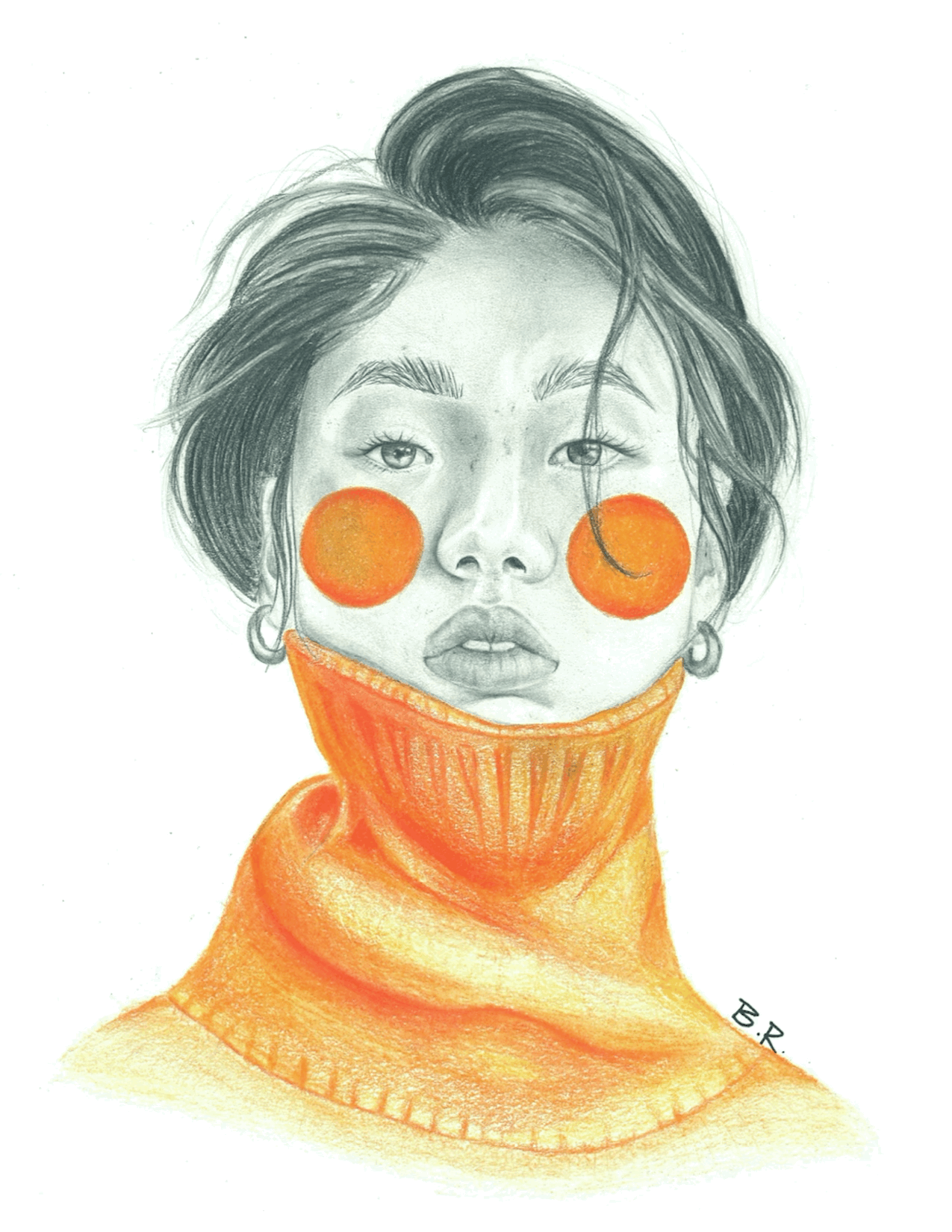 "Clementine" sticker