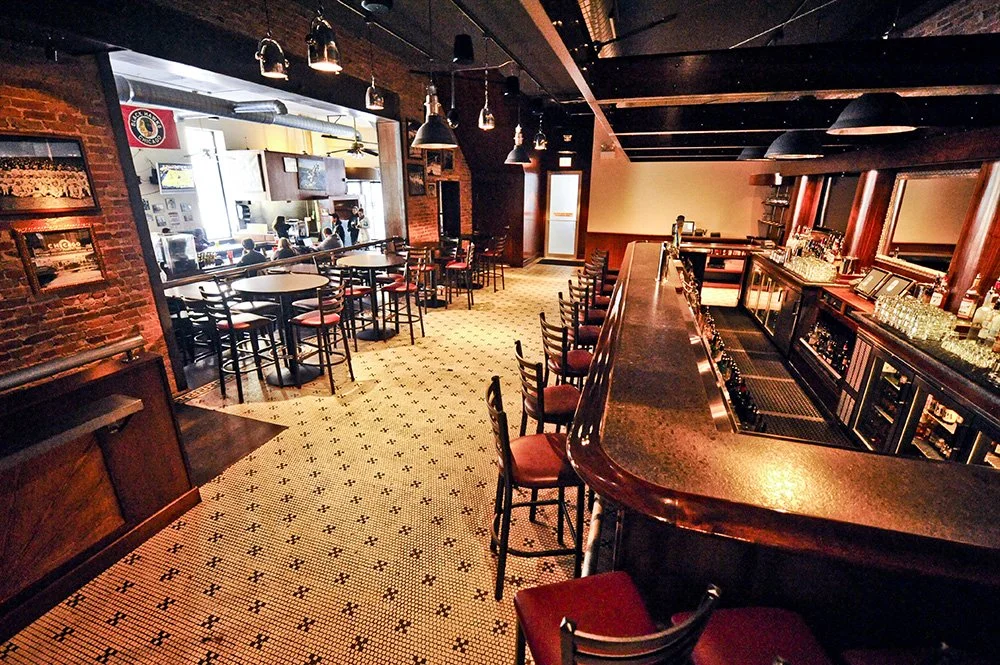 The Boss Bar back bar area