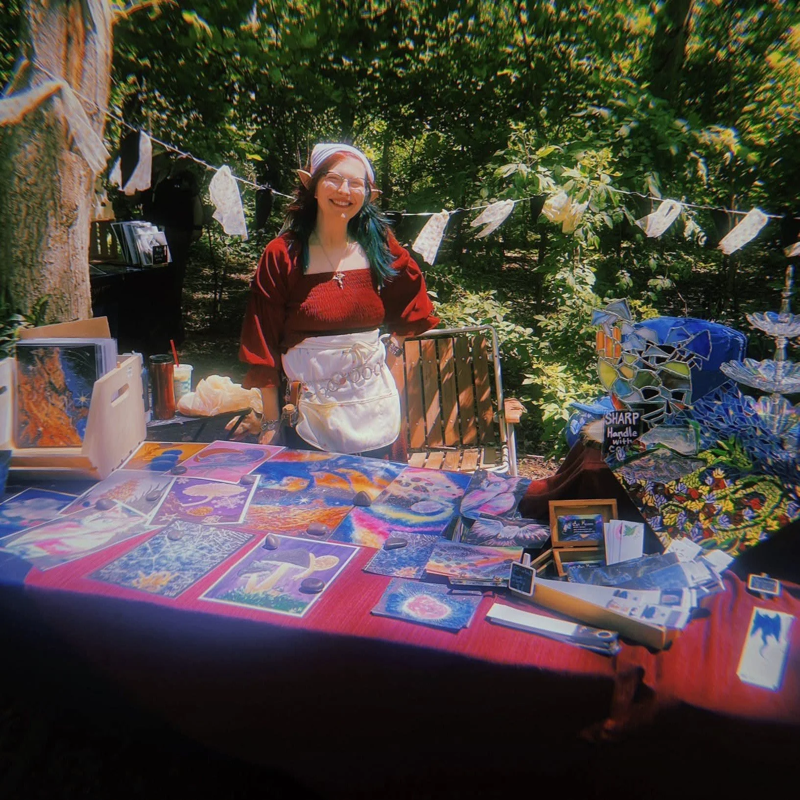 Goblin Market, Goblin Market! So excited to be vending again this year at this magical event. It's like a renaissance faire mixed with a very skilled maker's market. The location has changed this year, so check out the event page! Here's my booth fro