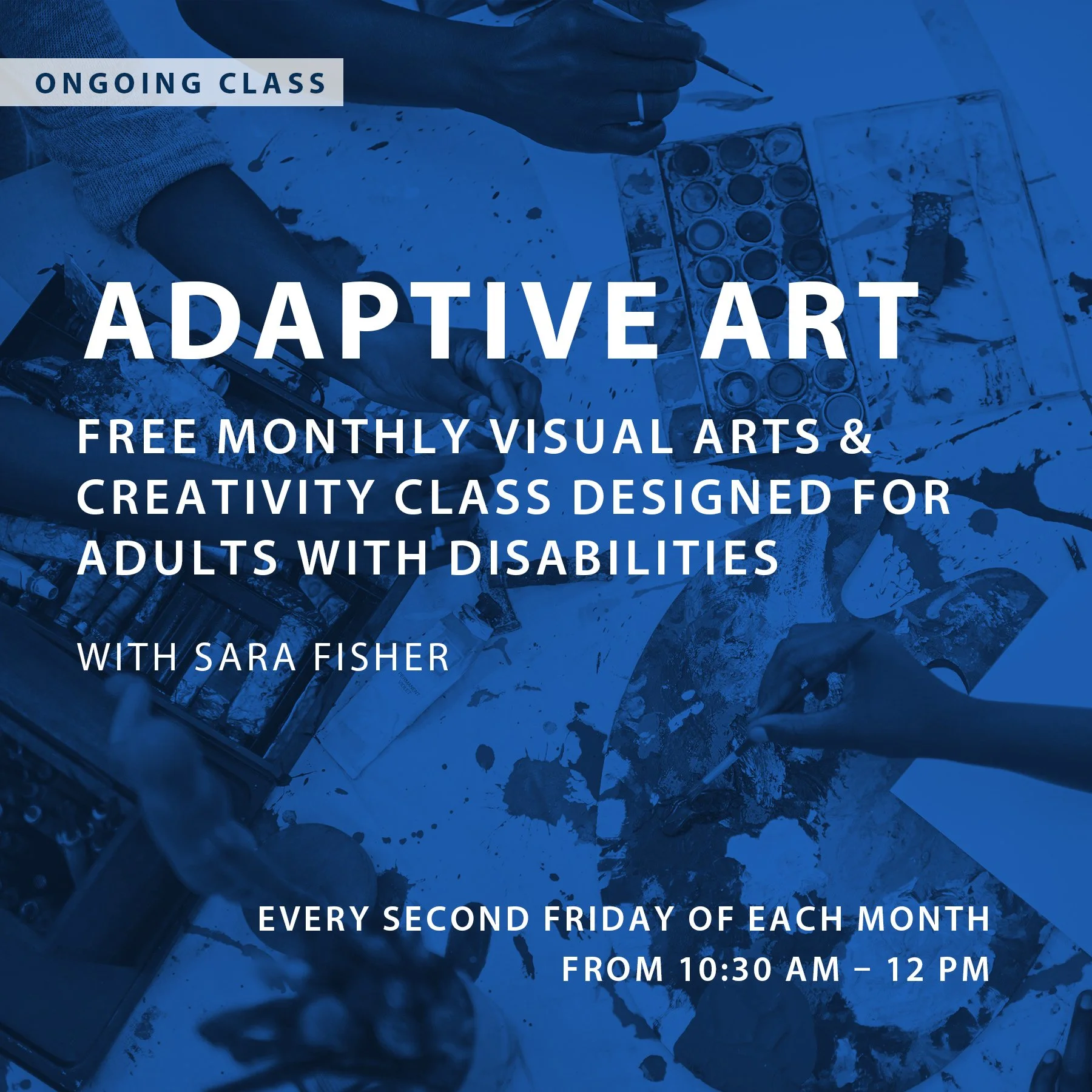 Adaptive Art: Free Visual Arts Class for Adults with Disabilities (18+)
