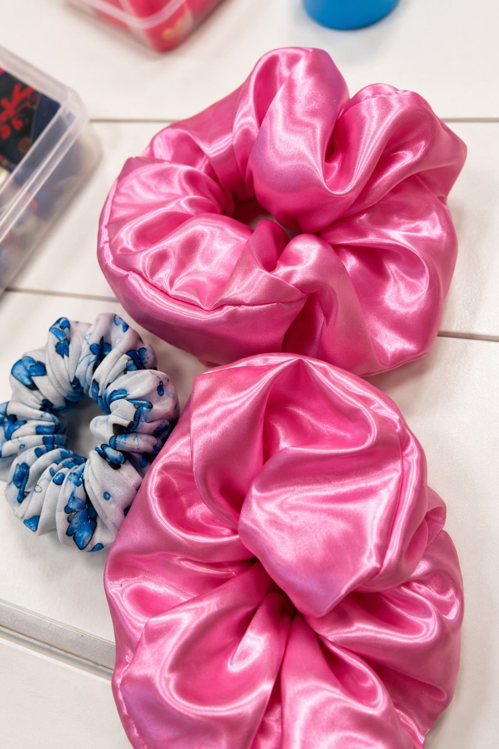 Hair accessories in a creative workspace.png