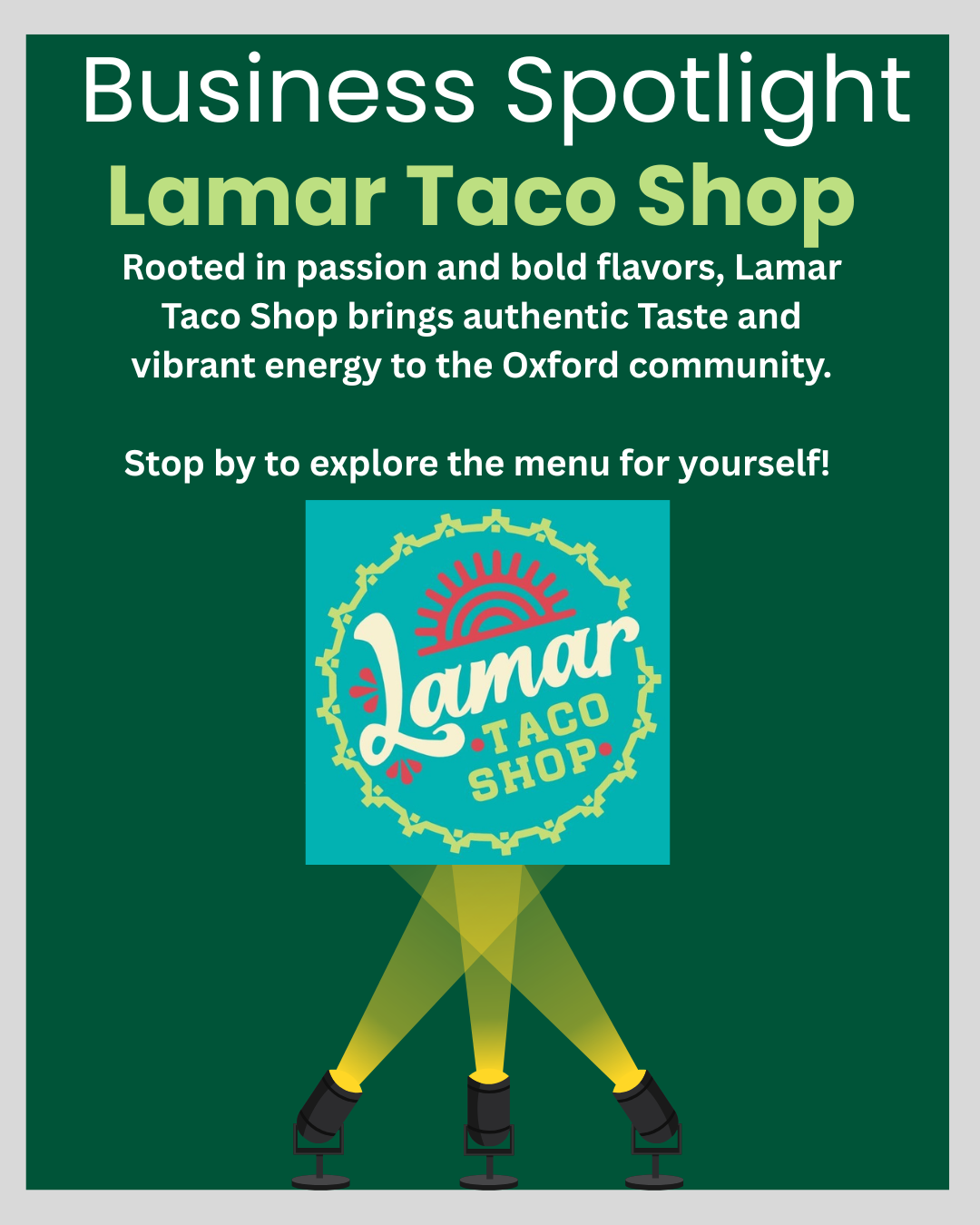 Neighborhood Business Highlight:  Lamar Taco Shop