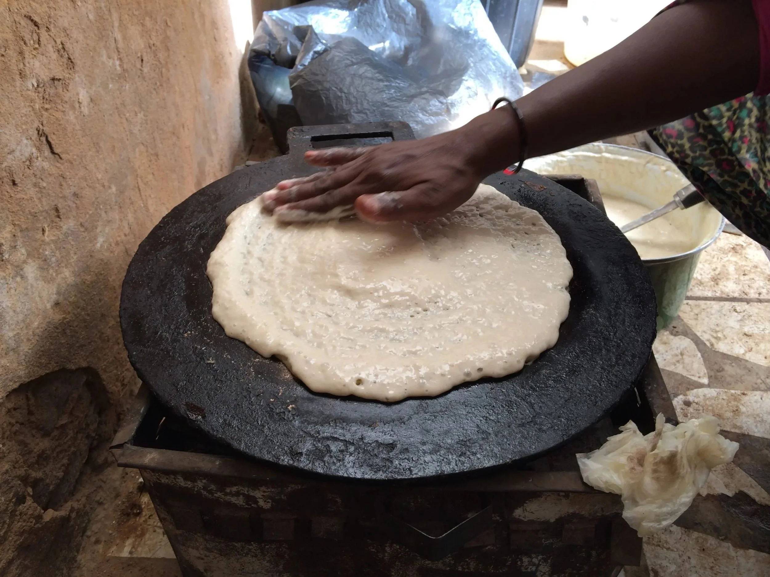 Sudanese gurasa flatbread featured in The Sudanese Kitchen’s recipe