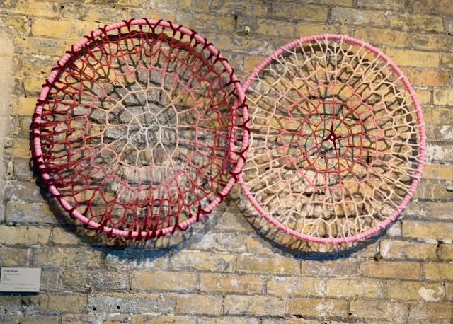 "Pink Wink (Parts 1 & 2), 2025, 28"H x 56"W