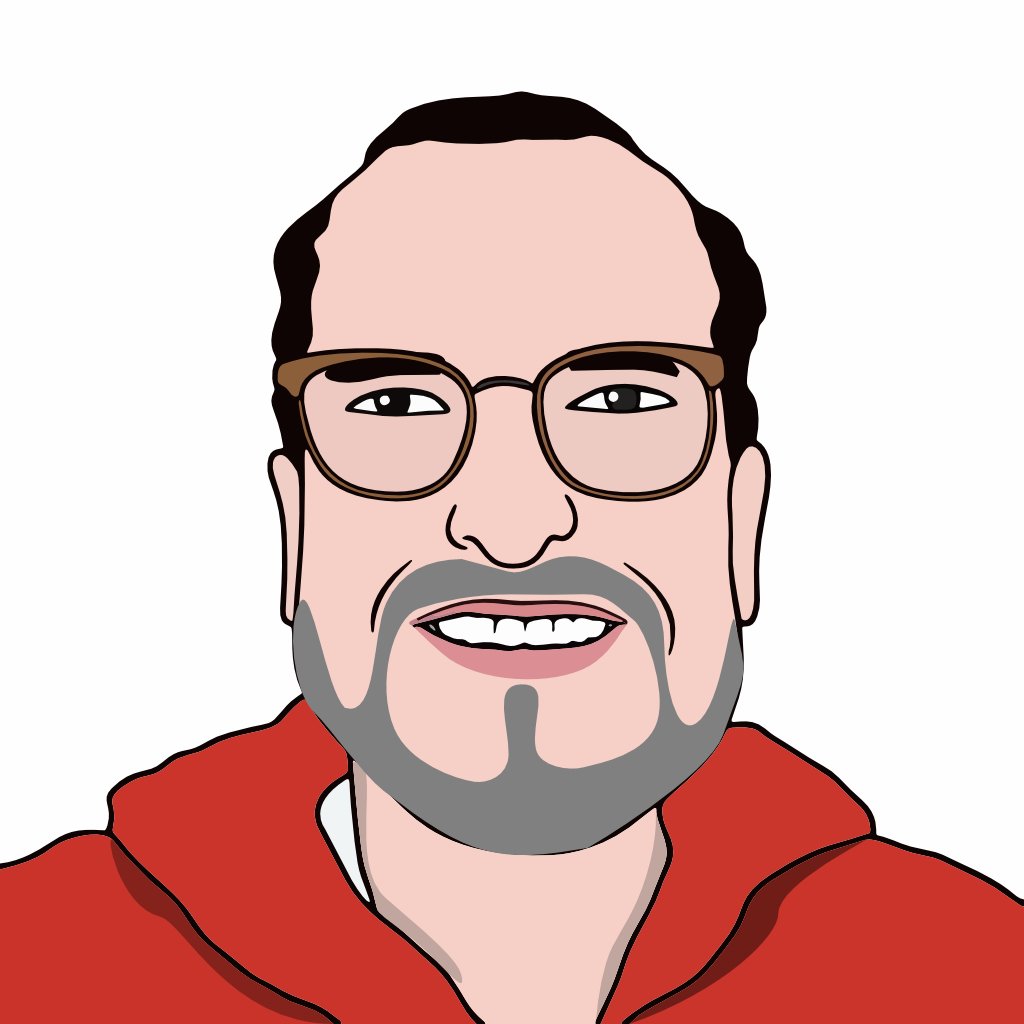 Finished vector portrait