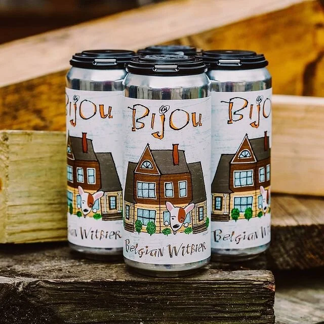 4-pack of Bijou Belgian Witbier. Photo courtesy of Boko Photo, Warren, OH