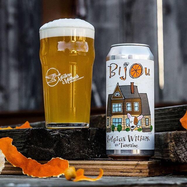 Single serving can of Bijou Belgian Witbier with Tangerine. Photo courtesy of Boko Photo, Warren, OH