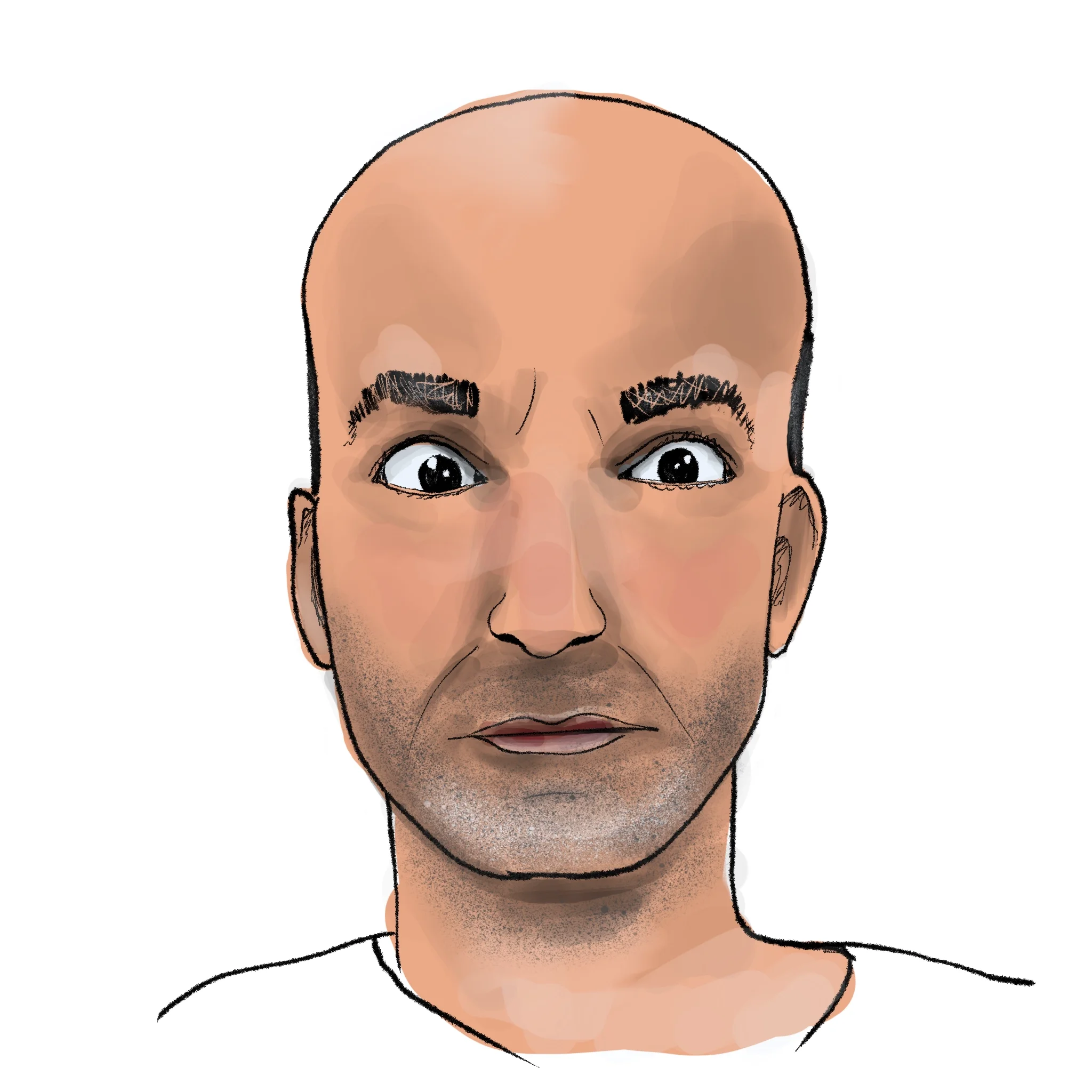 Bug Eyed Selfie, 2018