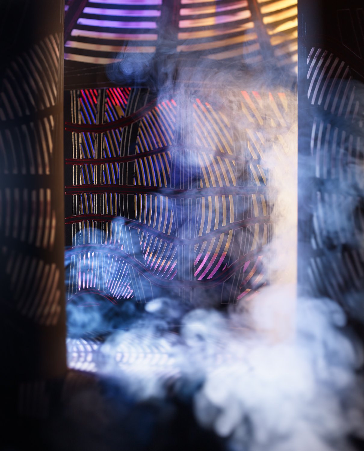 Fog and Cut Foiled Paper, 2021