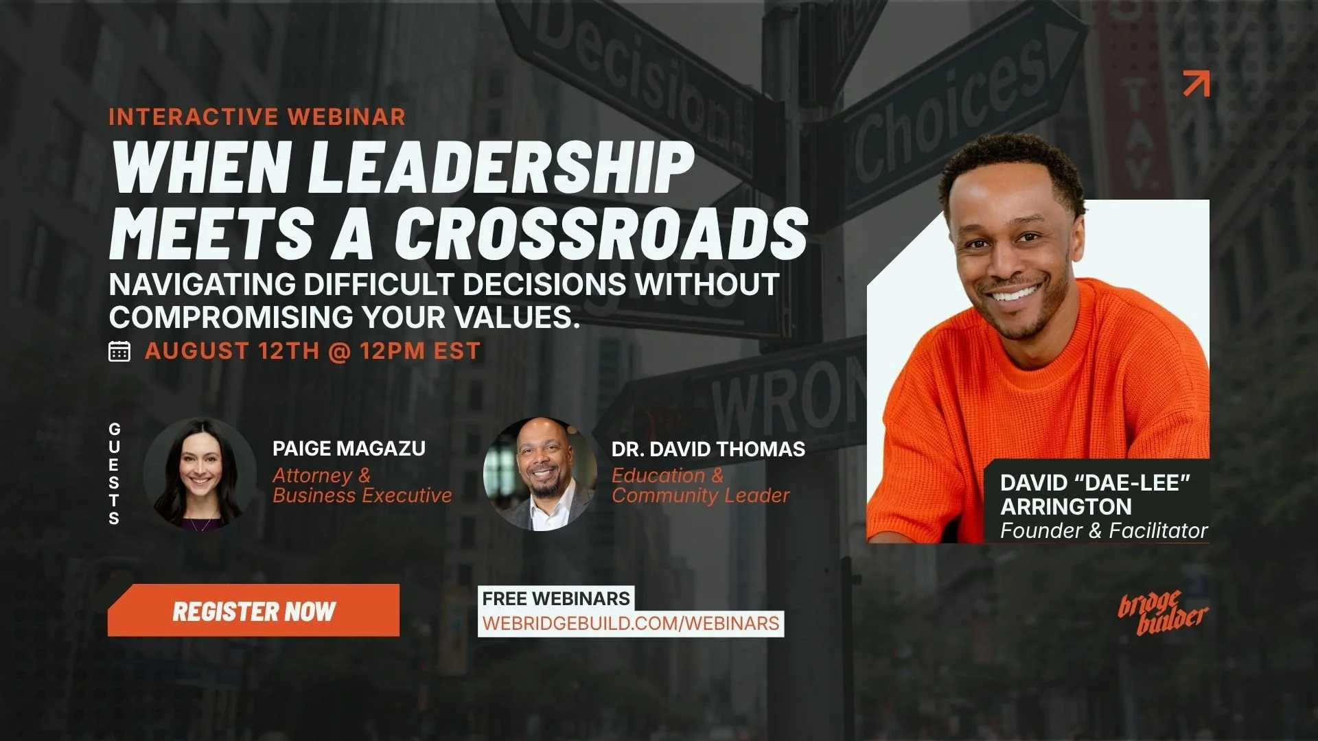 When Leadership Meets a Crossroads: Navigating difficult decisions without compromising your values