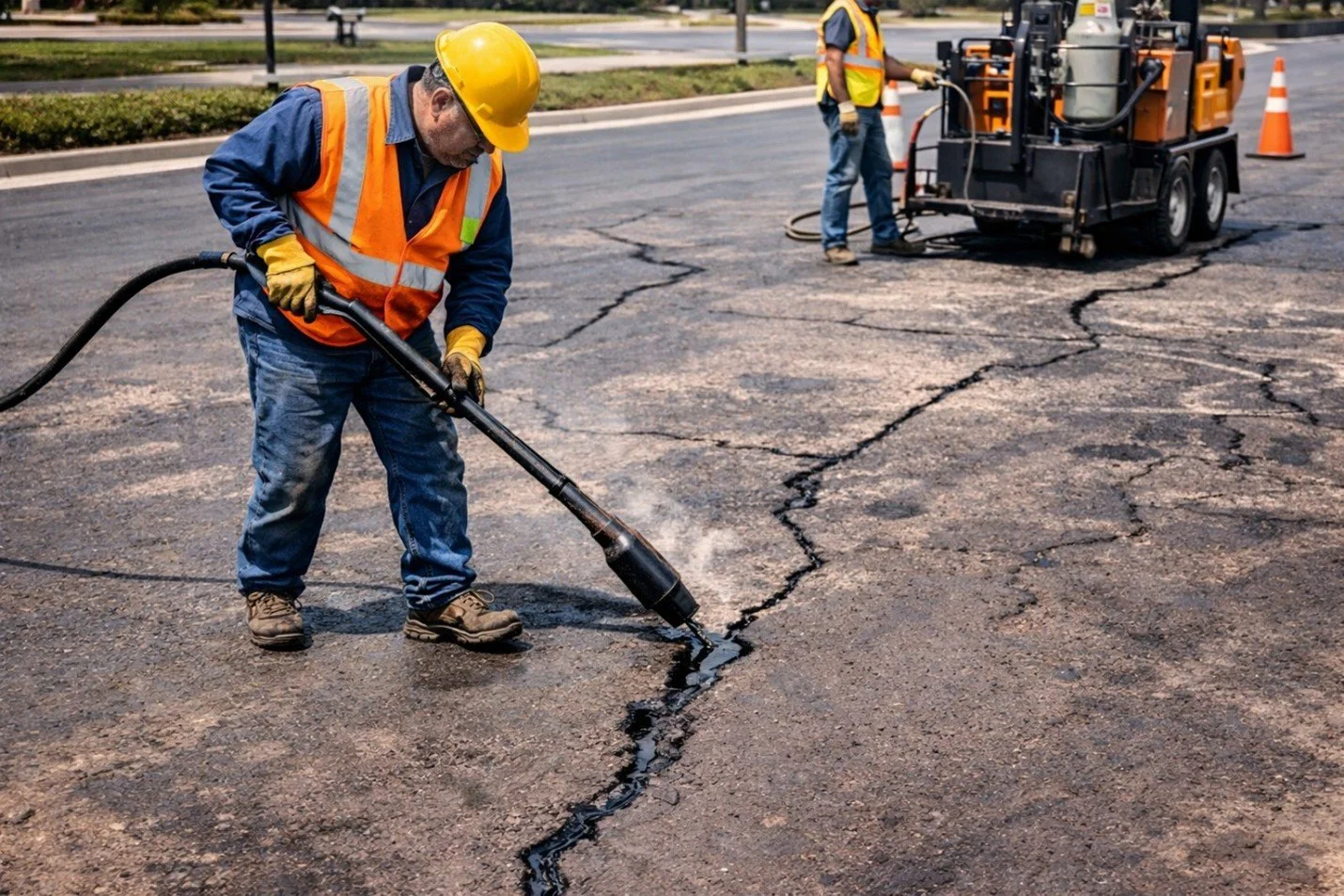 Why Timely Asphalt Crack Repair Extends Pavement Life