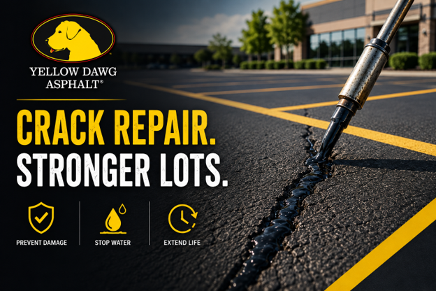 Pavement Crack Repair for Parking Lots: Choosing the Right Repair Method