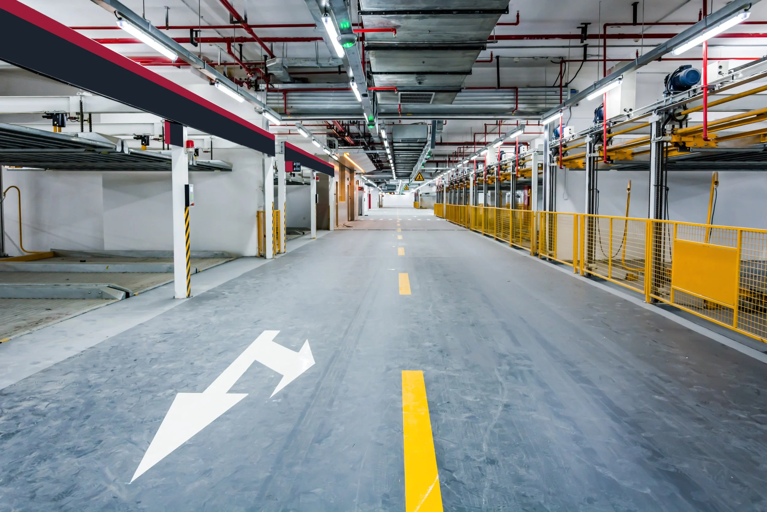 WAREHOUSE FLOOR LINE STRIPING