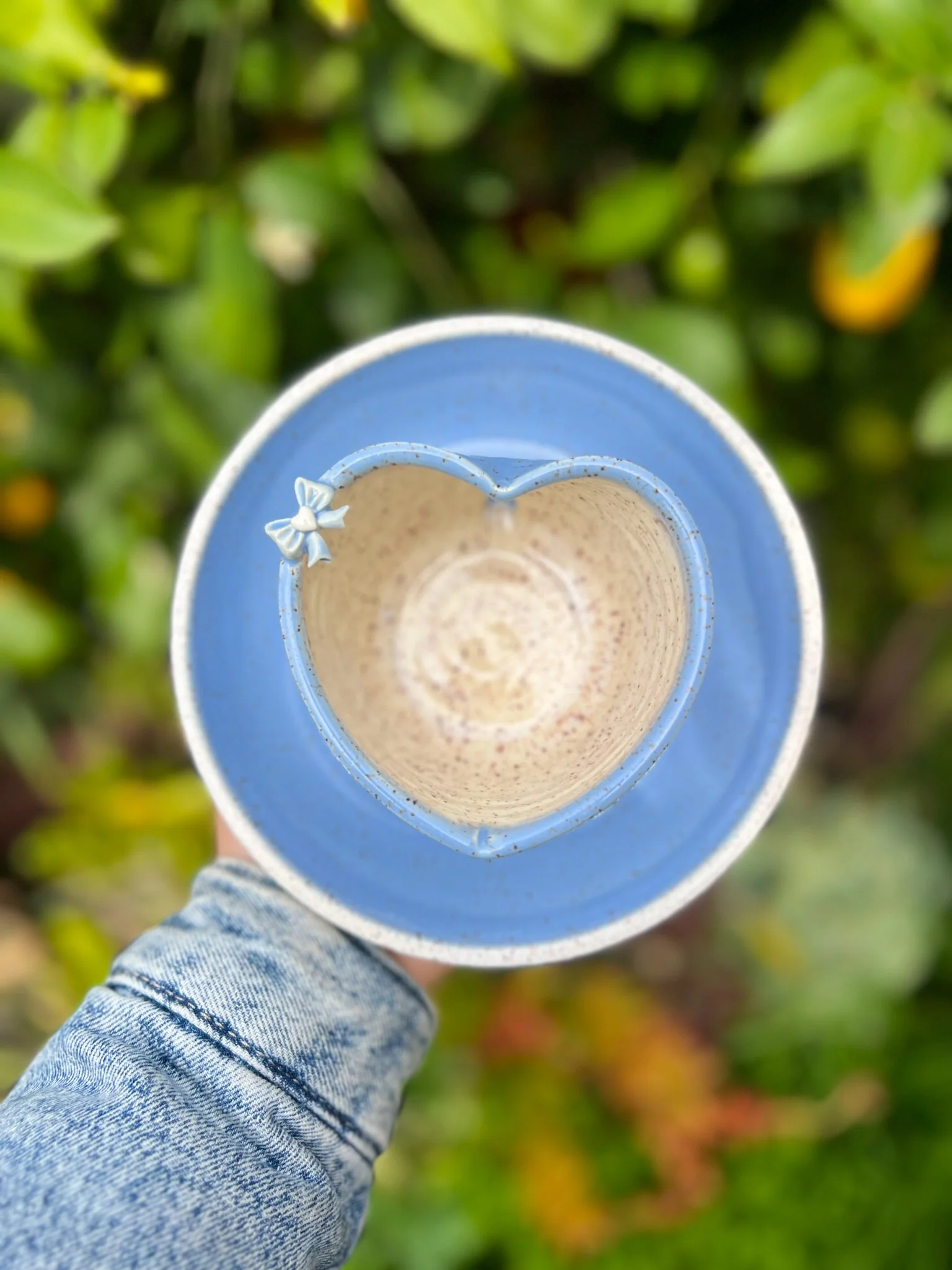 Blue C (heart, heart bow, white out/blue in)