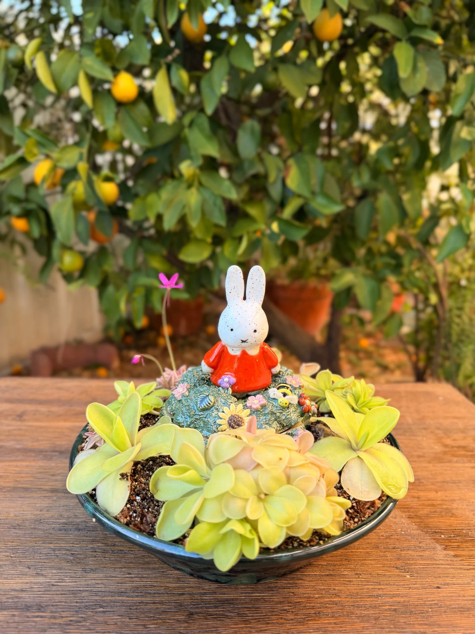 Miffy in the Garden (Reverse Ping Pot)