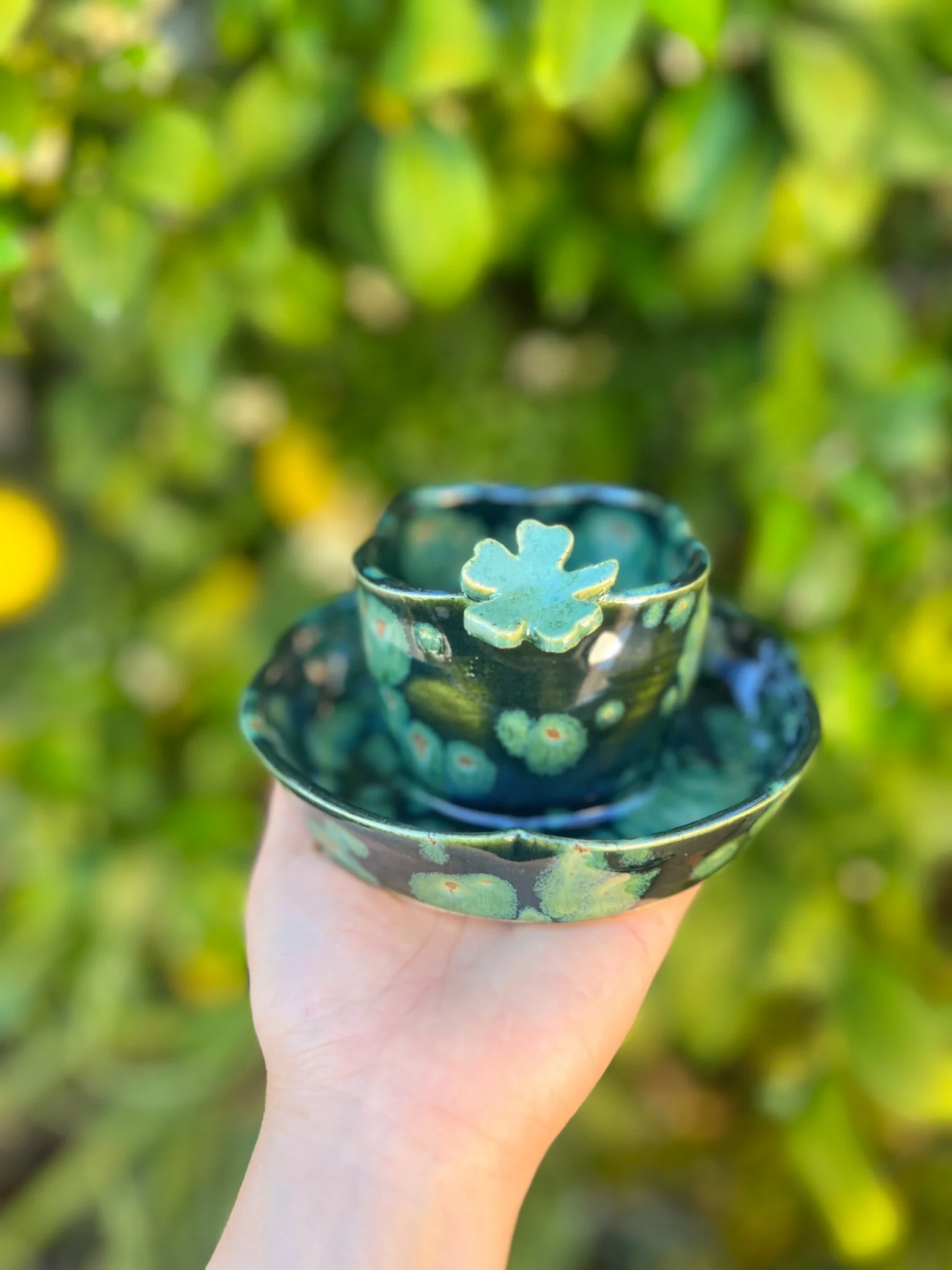 Lily Pad B (4 petal, clover)