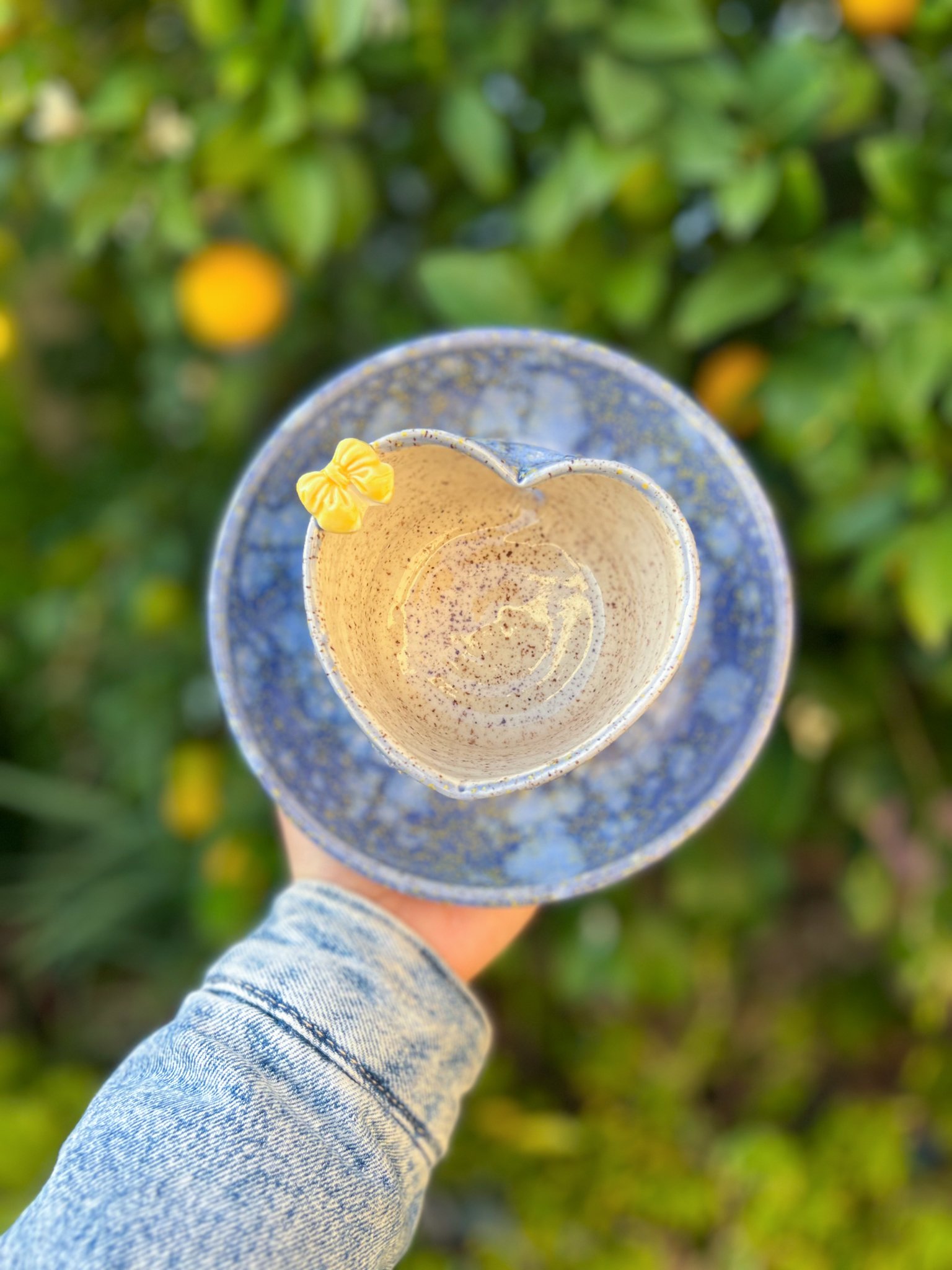 Lavender Dream F (heart, puffy yellow bow)