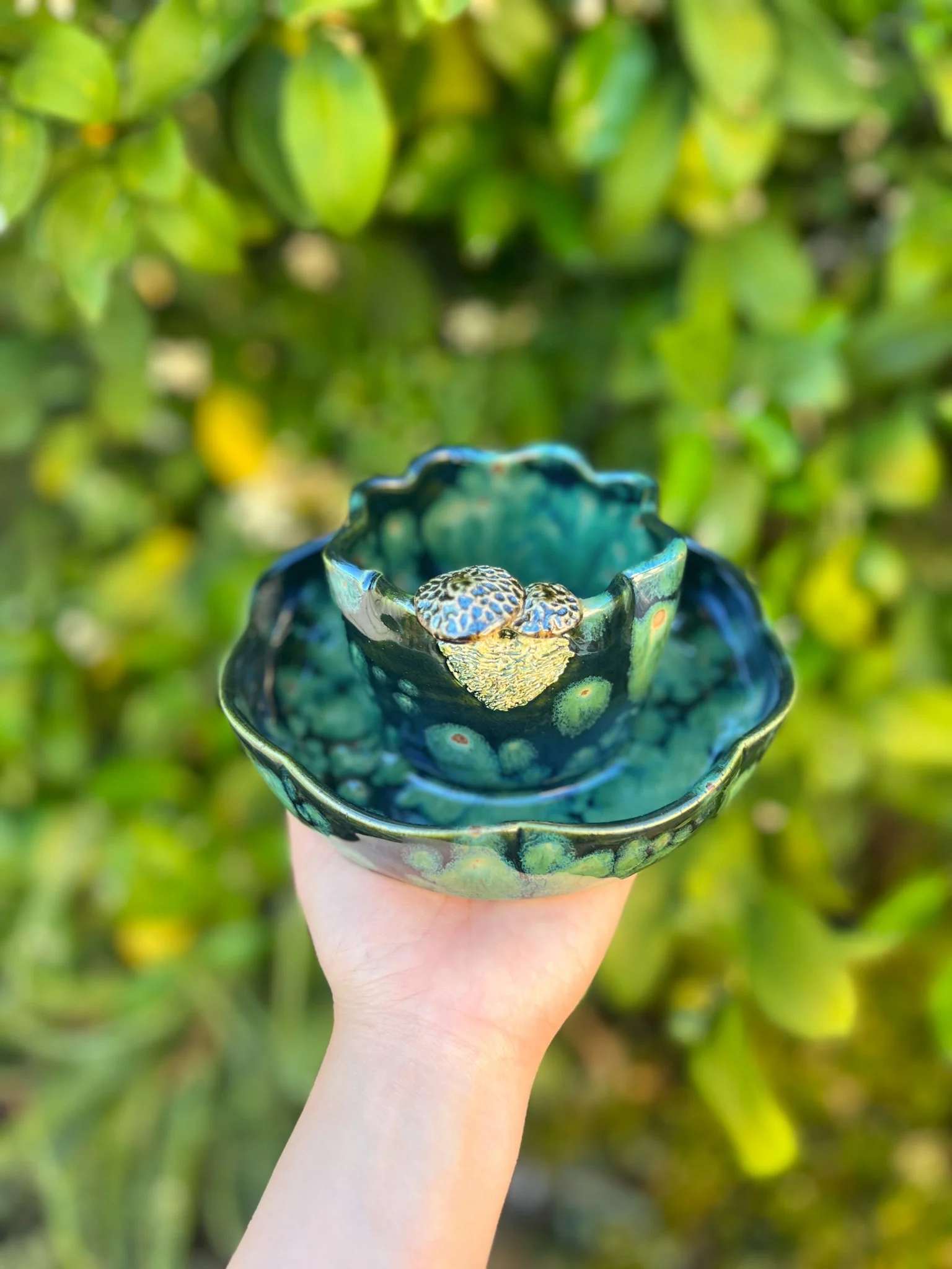 Lily Pad E (8 petal, 2 mushroom) "discounted"