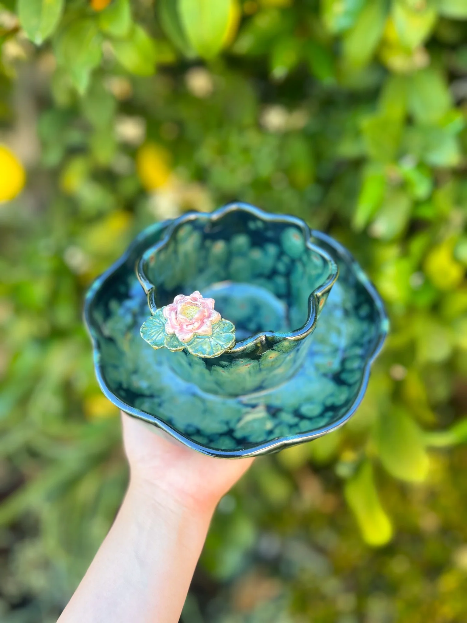 Lily Pad G (8 petal, Lotus)