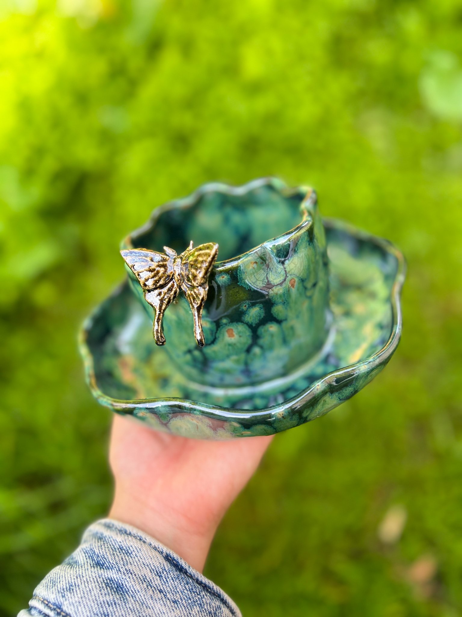 Lily Pad A (8 petal, luna moth)