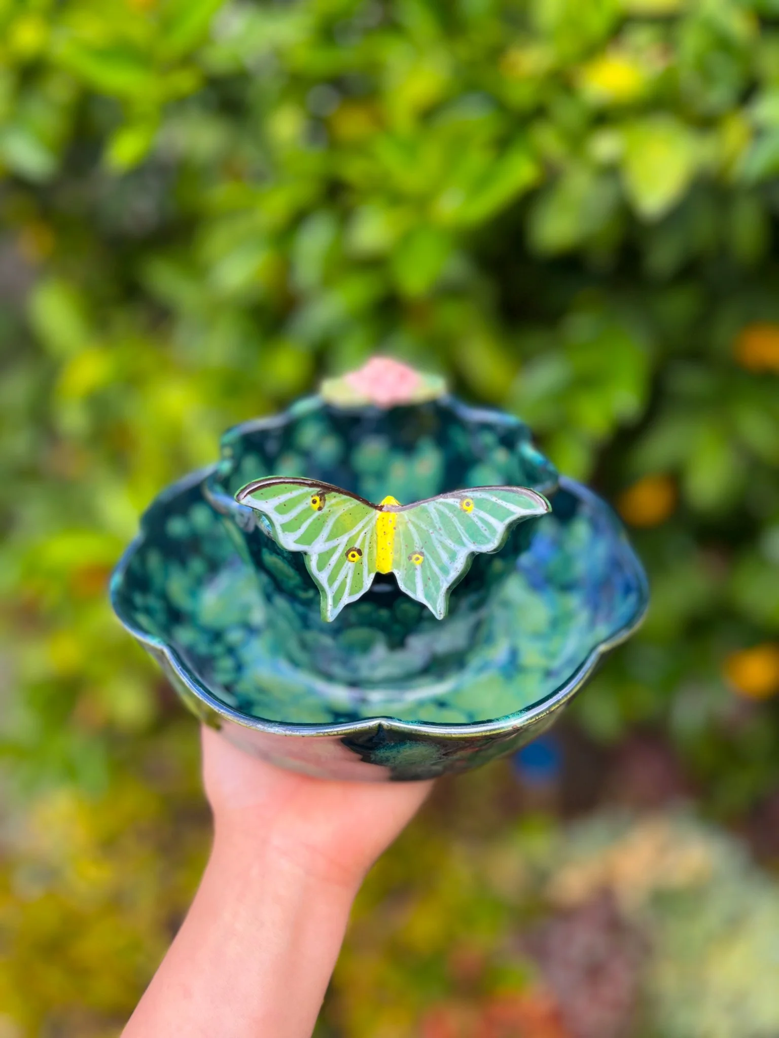 Lily Pad G (8 petal, luna moth, lotus)